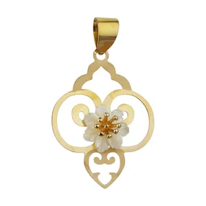 آویز گردنبند طلا 18 عیار زنانه مایا ماهک مدل MM1452