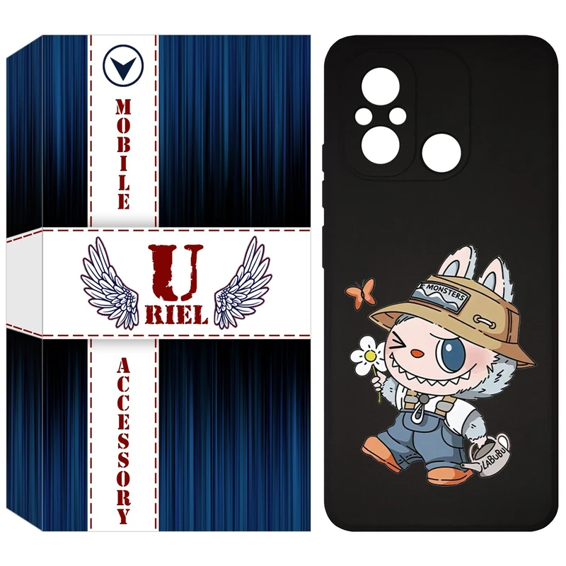 کاور یوریل مدل KSH کد 111 طرح عروسک لبوبو مناسب برای گوشی موبایل شیائومی Redmi 12C