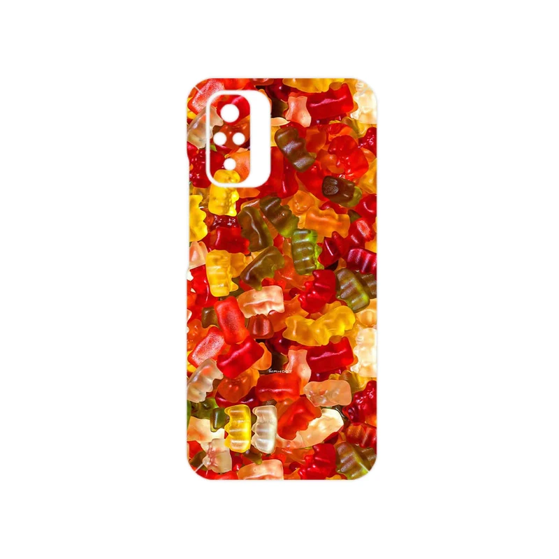 برچسب پوششی ماهوت مدل Gummi candy 1 مناسب برای گوشی موبایل شیائومی Redmi Note 10s