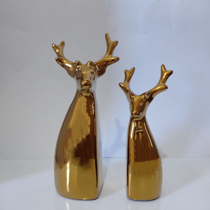 دکوری مدل گوزن جفتی مجموعه 2 عددی