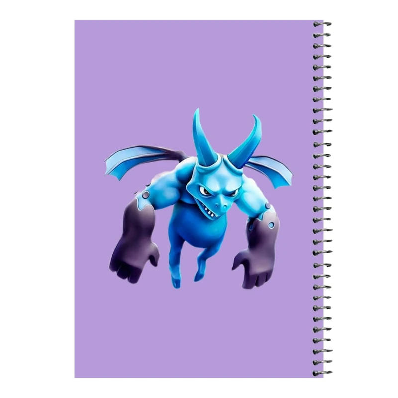 دفتر مشق 80 برگ اس جی مدل کلش رویال کد۵   