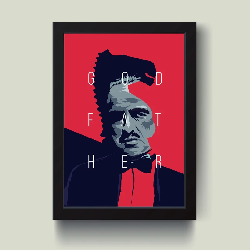تابلو مدل God father پدرخوانده کد m2595-b
