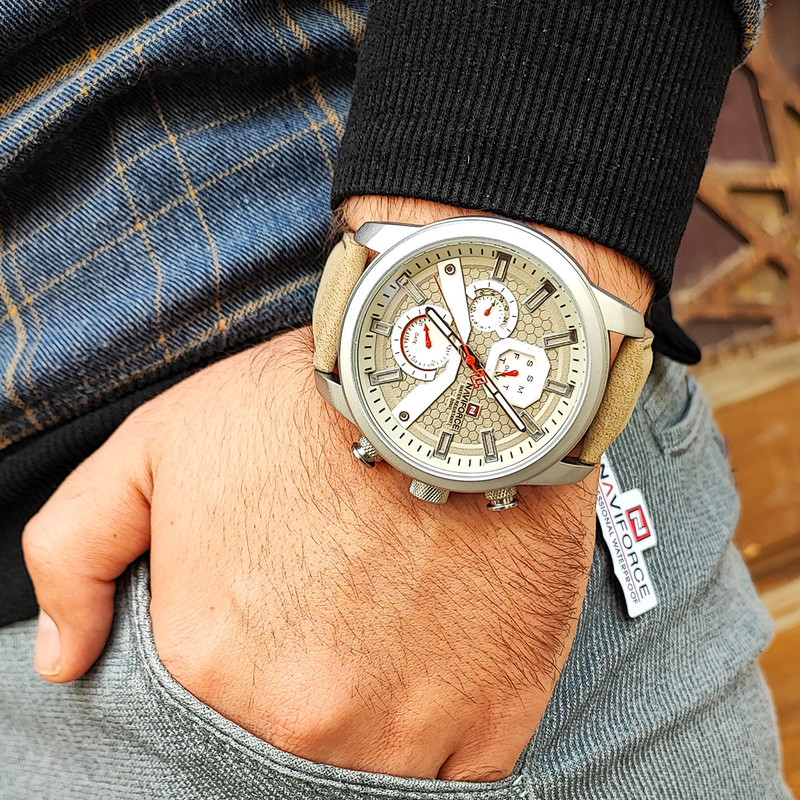 ساعت مچی عقربهای مردانه نیوی فورس مدل nf9211 ساعت مچی عقربهای مردانه نیوی فورس مدل nf9211