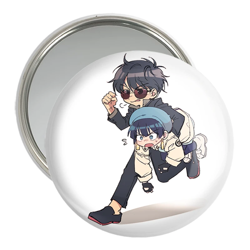 آینه جیبی خندالو مدل ماریل و نیکولاس انیمه تریگان کد 36199