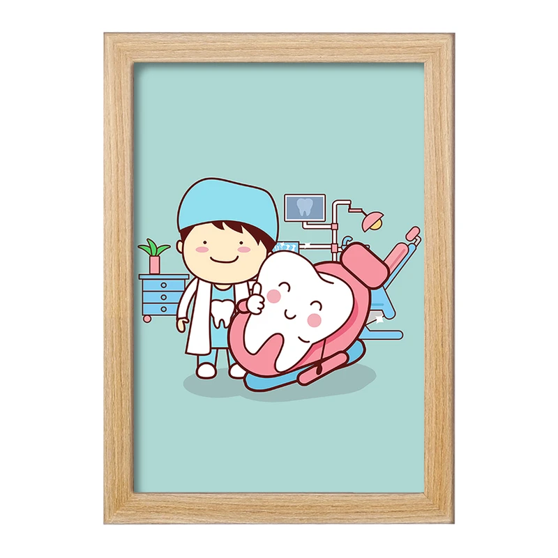 تابلو خندالو مدل دندان و دندان پزشکی کودکانه کد 36742