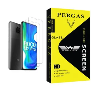 Waily Nice Pergas Glass MIX002 Screen Protector For Xiaomi Poco M2 Pro Pack Of 2