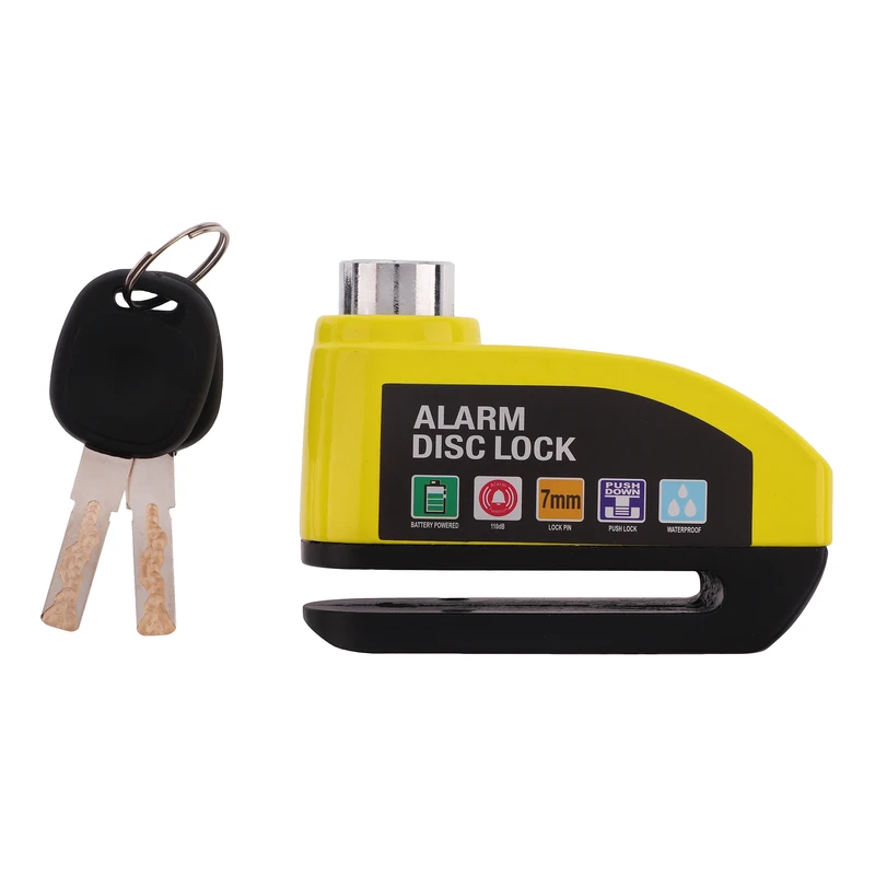 قفل دیسکی موتورسیکلت موتولاک مدل دزدگیردار وان