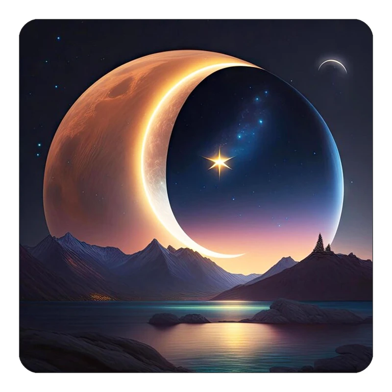 مگنت کاکتی طرح ماه و ستاره مدل mp53137