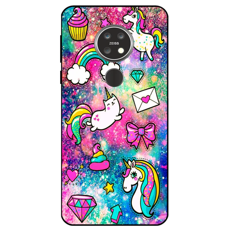 کاور مگافون طرح تک شاخ مدل 8155 مناسب برای گوشی موبایل نوکیا 6.2 / 7.2    