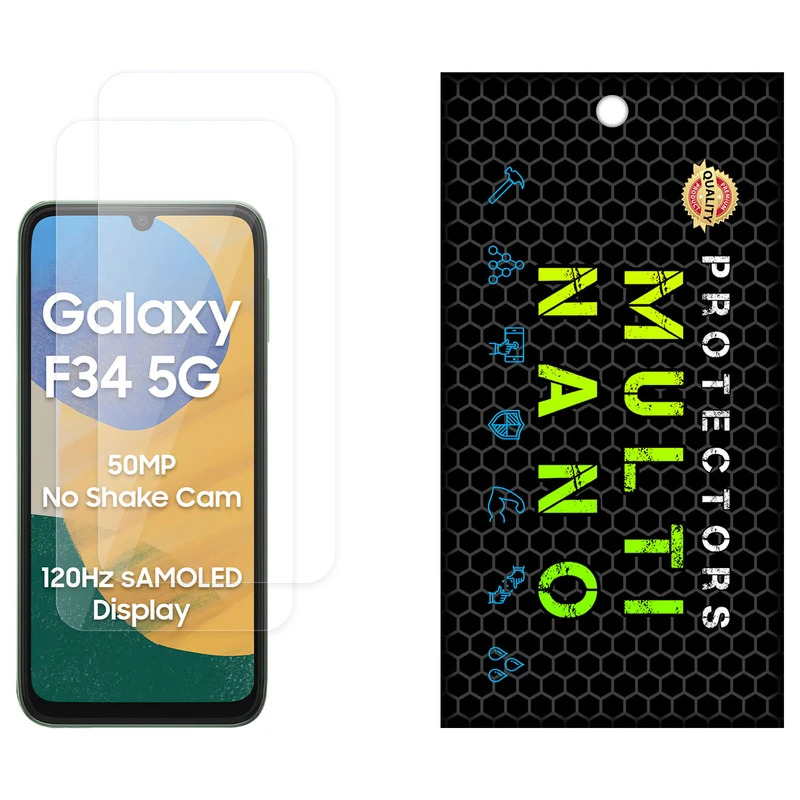 محافظ صفحه نمایش مولتی نانو مدل X-S2N مناسب برای گوشی موبایل سامسونگ Galaxy F34 بسته دو عددی