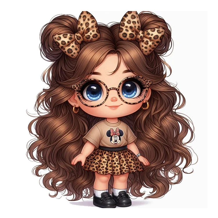 استیکر پارچه و لباس پاد آفرین مدل دخترونه کد 231