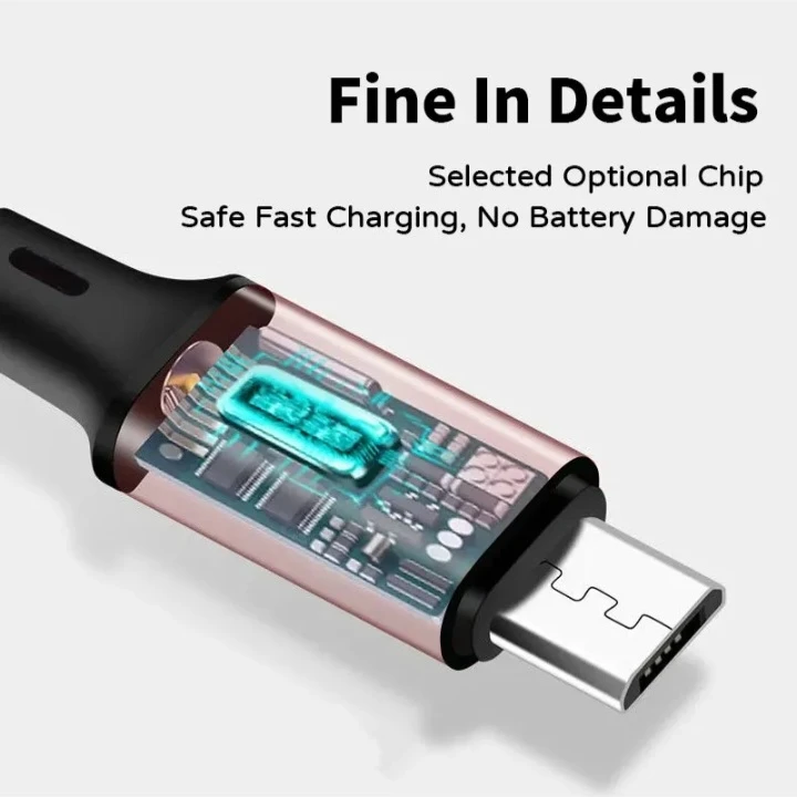 کابل تبدیل USB به USB_C مدل DRAGON FAST CHARGE 3A طول 1 متر عکس شماره 3