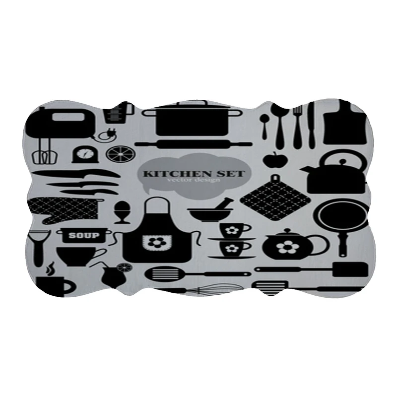 پادری مدل دالبر طرح KITCHEN SET کد 8074 سایز 110×60 سانتی متر