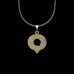 گردنبند طلا 18 عیار زنانه مدوپد مدل کامنت کد N2-1-1268