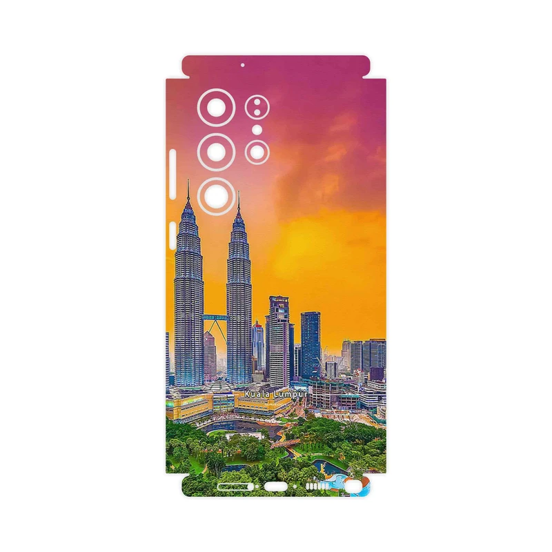 برچسب پوششی ماهوت مدل City of Kuala Lumpur-FullSkin مناسب برای گوشی موبایل سامسونگ Galaxy S23 Ultra