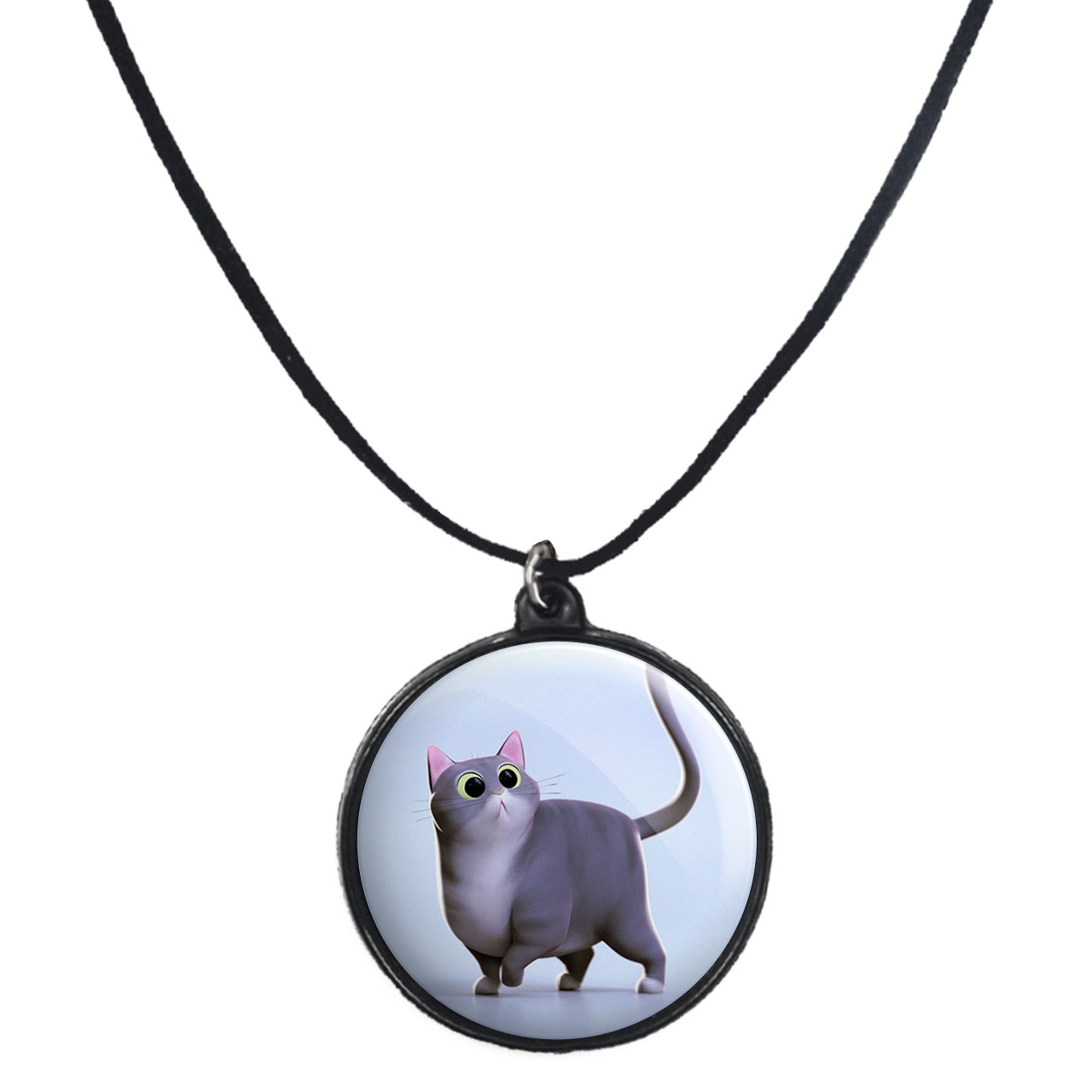 گردنبند پرمانه طرح حیوانات کیوت کد pmb.21524 مدل دو طرفه