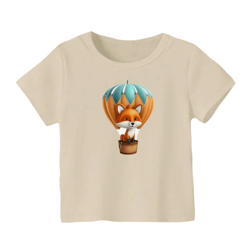 تی شرت آستین کوتاه بچگانه مدل روباه کد ۱۱