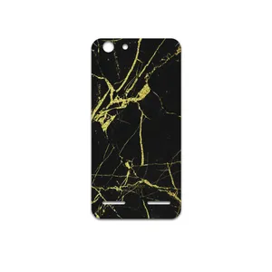 MAHOOT Graphite-Gold-Marble Cover Sticker for Lenovo Vibe K5 Plus