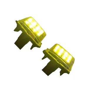 چراغ پلاک خودرو تک لایت مدل LM555 مناسب برای پژو207 بسته 2 عددی 