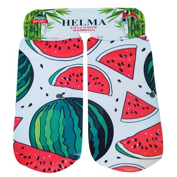 جوراب زنانه هلما مدل یلدا طرح هندوانه