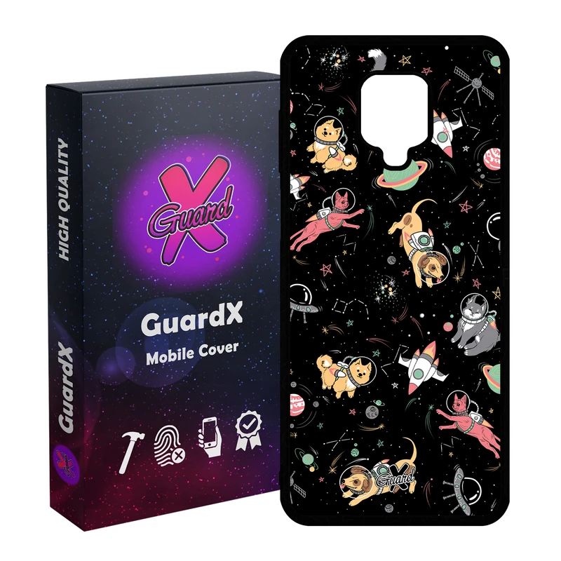 کاور گارد ایکس طرح Pet مدل Glass10157 مناسب برای گوشی موبایل شیائومی Redmi Note 9S / Note 9 Pro / Note 9 Pro Max