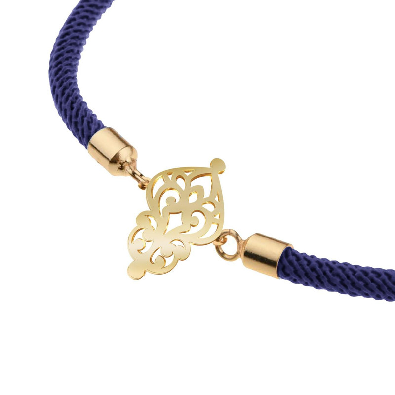 دستبند طلا 18 عیار زنانه مدوپد مدل اسلیمی کد D15-10659