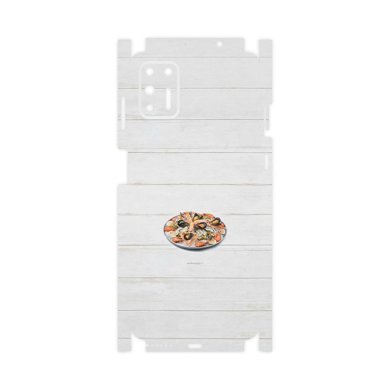برچسب پوششی ماهوت مدل Seafood-FullSkin مناسب برای گوشی موبایل موتورولا Moto G9 Plus