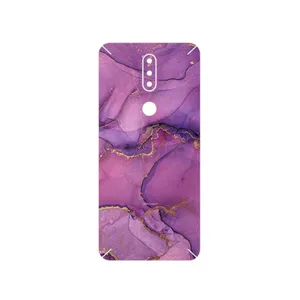 MAHOOT Purple Marble Cover Sticker for Nokia 2.4