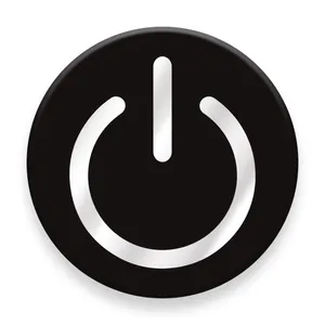 برچسب موبایل  مدل Power icon مناسب برای پایه نگهدارنده مغناطیسی