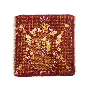 فرش دستبافت نیم متری مدل روصندلی تک گل