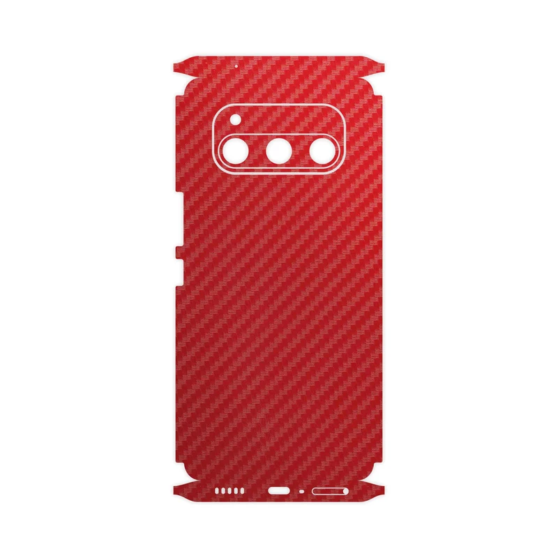 برچسب پوششی ماهوت مدل Red-Fiber-FullSkin مناسب برای گوشی موبایل داریا Bond 5G