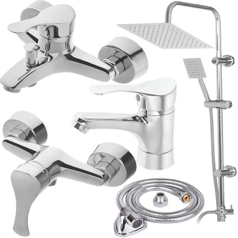 ست شیرآلات های پلاس مدل لاله ES3009 مجموعه 5 عددی ست شیرآلات های پلاس مدل لاله ES3009 مجموعه 5 عددی