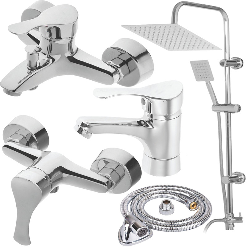 ست شیرآلات های پلاس مدل لاله ES3009 مجموعه 5 عددی ست شیرآلات های پلاس مدل لاله ES3009 مجموعه 5 عددی