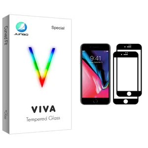Junbo Viva Glass Screen Protector For Apple iPhone 8 Plus Pack Of 2