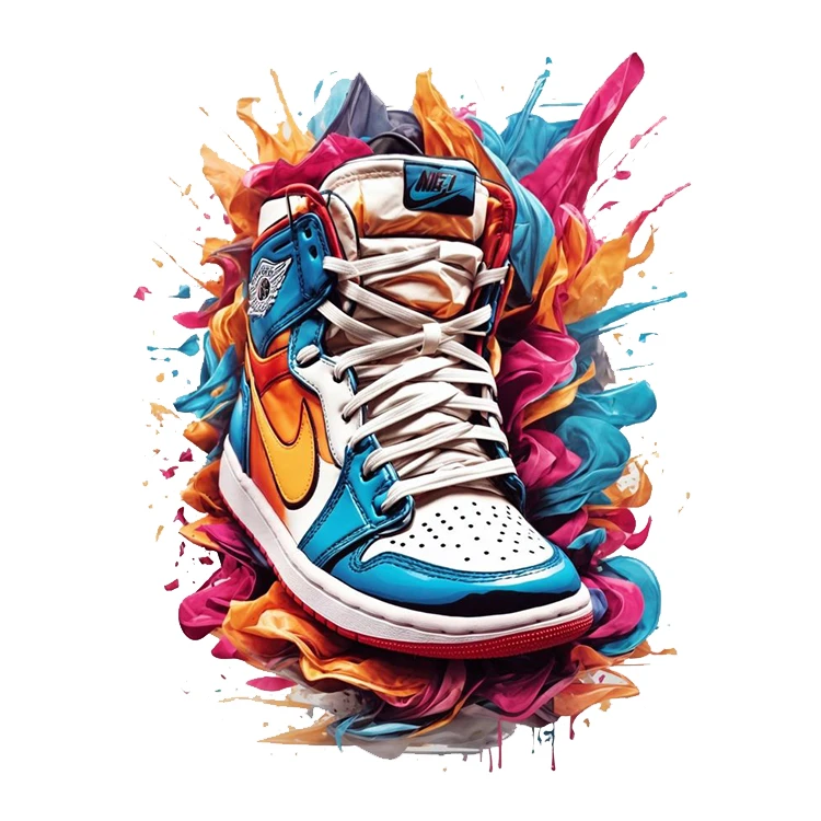 استیکر پارچه و لباس پاد آفرین مدل کفش کد 1631