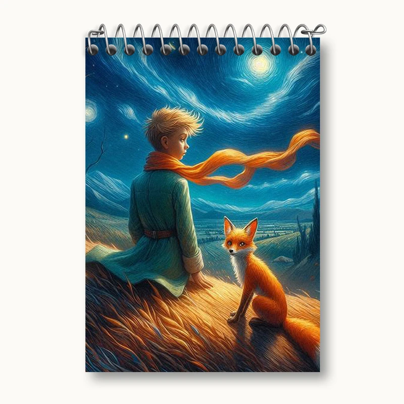 دفتر یادداشت 50 برگ خندالو طرح شازده کوچولو کد N1791