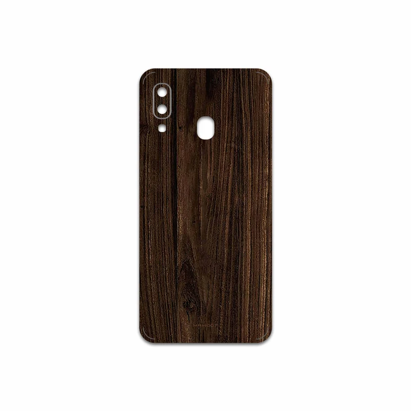 برچسب پوششی ماهوت مدل Dark Walnut Wood مناسب برای گوشی موبایل سامسونگ Galaxy A40