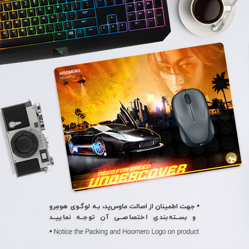 ماوس پد هومرو مدل A4385 طرح بازی Need for Speed 1