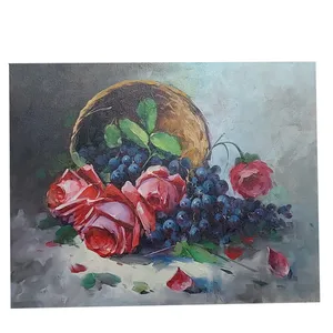تابلو نقاشی رنگ روغن طرح میوه