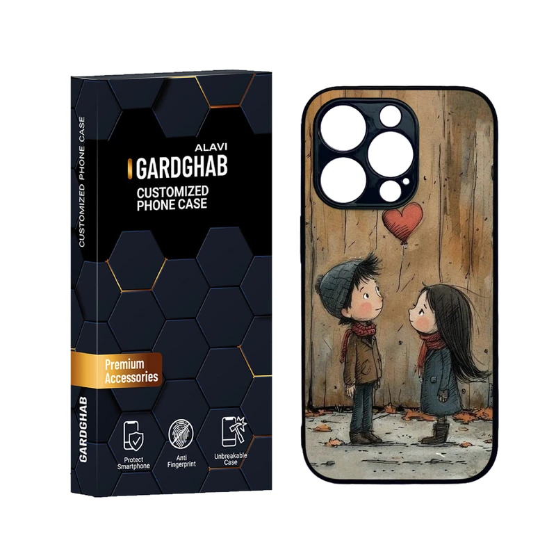 کاور گارد قاب علوی مدل دورژله ای فانتزی مناسب برای گوشی موبایل اپل iPhone 14 Pro Max