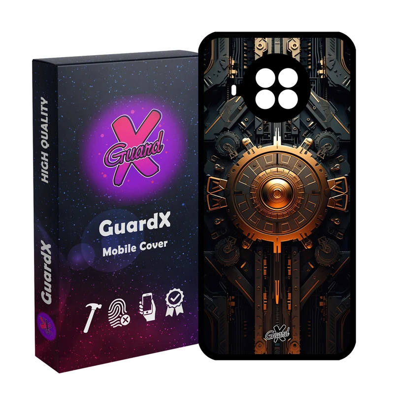 کاور گارد ایکس طرح قفل مدل Glass10614 مناسب برای گوشی موبایل شیائومی  MI 10T Lite/Redmi Note 9 Pro 5G/10I 5G