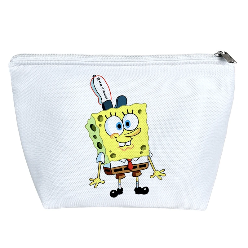 کیف لوازم آرایش دخترانه خندالو مدل باب اسفنجی کد 761