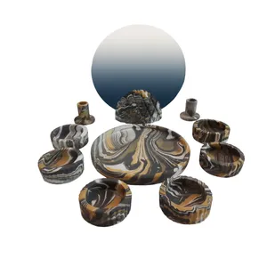 مجموعه ظروف هفت سین 10 پارچه مدل راه راه