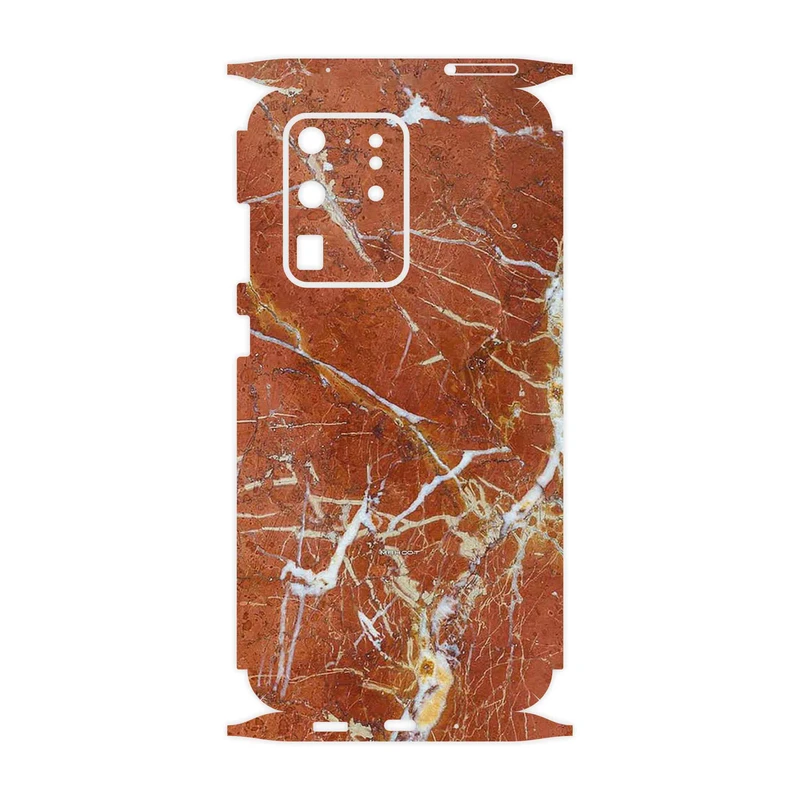 برچسب پوششی ماهوت مدل Red Marble-FullSkin مناسب برای گوشی موبایل سامسونگ Galaxy S20 Ultra
