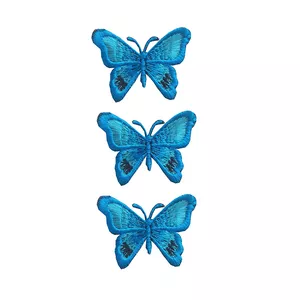 استیکر پارچه و لباس مدل پروانه بسته 3 عددی