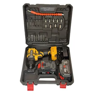 دریل پیچ گوشتی شارژی براشلس رویال مکس مدل 88VOLT مجموعه 42 عددی