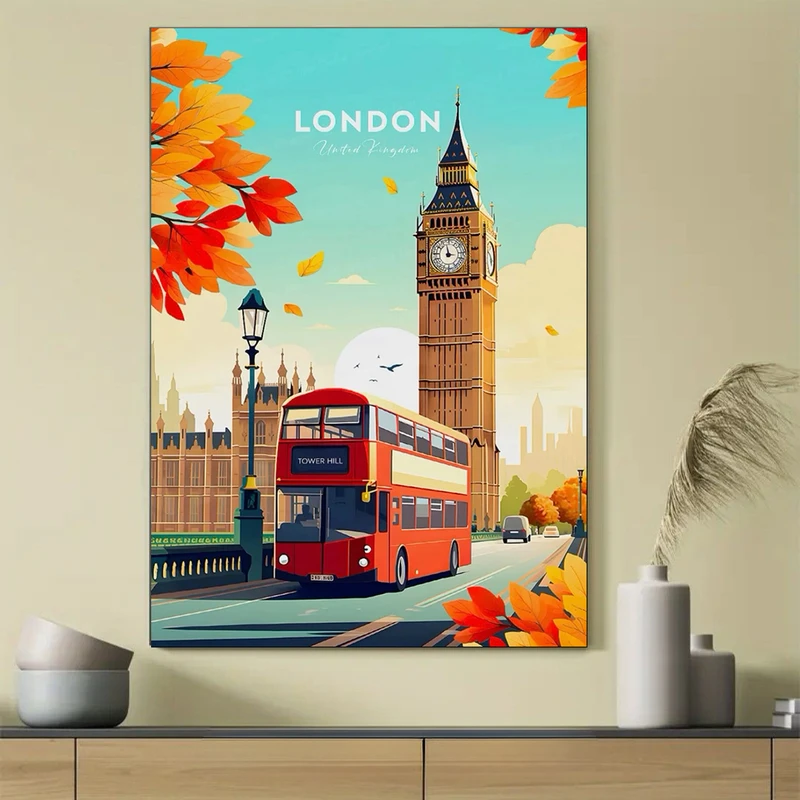 تابلو شاسی مدل اتوبوس لندن طرح انیمه