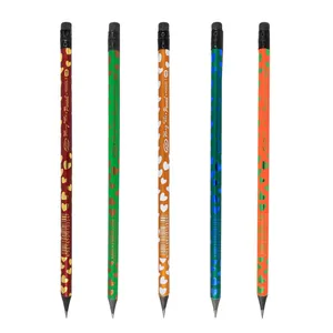 مداد مشکی هانگ وی مدل قلب بسته ۵ عددی