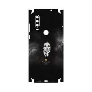 MAHOOT Angelina Jolie-FullSkin Cover Sticker for Motorola One Action