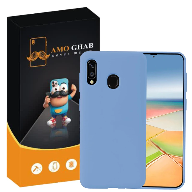کاور عمو قاب مدل سیلیکونی پاک کنی ORG مناسب برای گوشی موبایل سامسونگ Galaxy A20 / A30